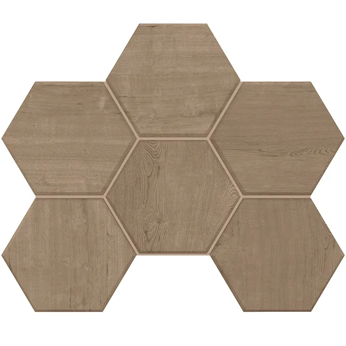 Classic Wood Мозаика CW03 Hexagon Неполированный 25x28.5